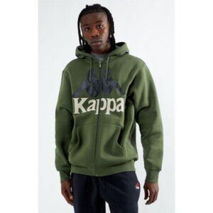 KAPPA Men’s Green Awert Zip Hoodie Sweatshirt Size Small NEW NWT